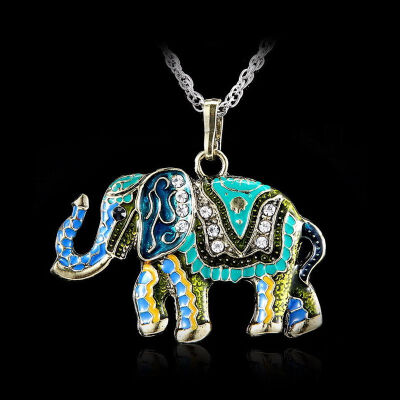 Fashion jewelry Clothing accessories long Necklace vintage crystal rhinestone elephant necklace pendant
Fashion jewelry Clothing accessories long Necklace vintage crystal rhinestone elephant necklace pendant