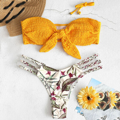 Roseonmyhand Women Print Tube up Two Pieces Bikini Push-Up Swimsuit Swimwear Beachwear
Roseonmyhand Women Print Tube up Two Pieces Bikini Push-Up Swimsuit Swimwear Beachwear