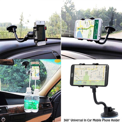 Universal Car Mobile Phone Holder Stand Rotating 360 Degree Long Arm Windshield Mount for GPS
Universal Car Mobile Phone Holder Stand Rotating 360 Degree Long Arm Windshield Mount for GPS
