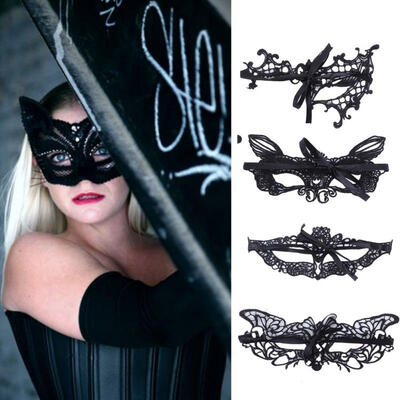 Greensen 16pcs Masquerade Light Up Glow Mask Costume For Prop Show Decor Dance Mask