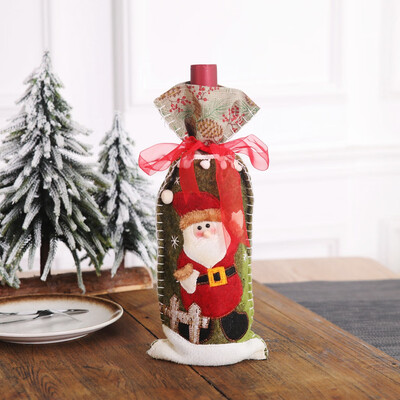 Siaonvr Champagne Bottle Bag Christmas Stereo Old Man Linen Bottle Set Party Decoration
Siaonvr Champagne Bottle Bag Christmas Stereo Old Man Linen Bottle Set Party Decoration