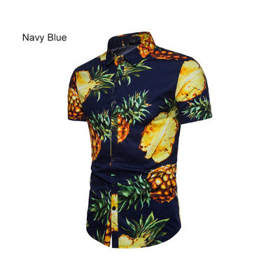 DC01 Fashion Summer Pineapple Pattern Printing Loose Mens Short Sleeve Shirt Casual Male Beach Shirt
DC01 Fashion Summer Pineapple Pattern Printing Loose Mens Short Sleeve Shirt Casual Male Beach Shirt