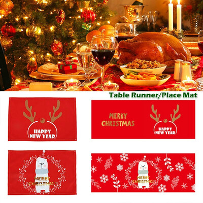2019 Christmas Table Flag Xmas Table Runner Tablecloth Dining Place Mat Party Home Decor
2019 Christmas Table Flag Xmas Table Runner Tablecloth Dining Place Mat Party Home Decor