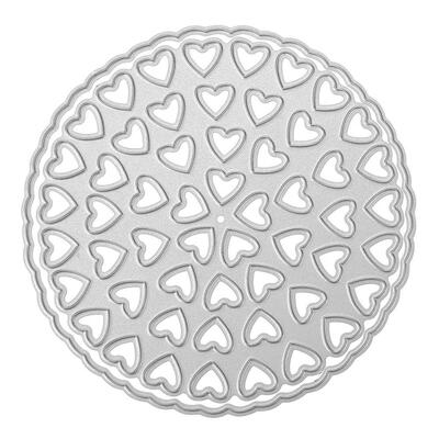 1 Set Circular Frame DIY Cutting Dies Stencils Scrapbook Embossing Card