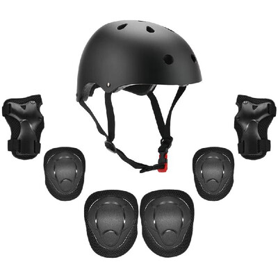 Kids 7 in 1 Helmet&Pads Set Adjustable Kids Knee Pads Elbow Pads Wrist Guards for Scooter Skateboard Roller Skating Cycling
Kids 7 in 1 Helmet&Pads Set Adjustable Kids Knee Pads Elbow Pads Wrist Guards for Scooter Skateboard Roller Skating Cycling