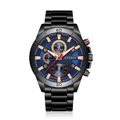 CURREN 2017 Fashion Luminous Stainless Steel Men Watch Quartz Water-Proof Man Business Wristwatch Chrono Masculino Relogio
CURREN 2017 Fashion Luminous Stainless Steel Men Watch Quartz Water-Proof Man Business Wristwatch Chrono Masculino Relogio