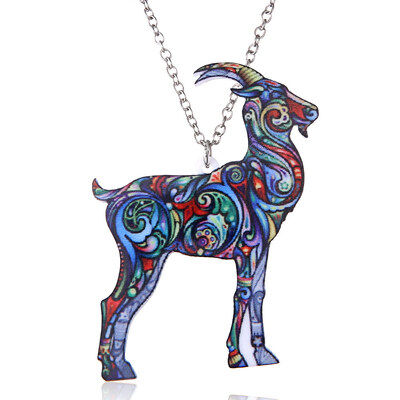 Acrylic Animal Necklace Pet Cat Dragon Pig Bird Wolf Horse Fish Dog Necklace Women Bohemia Jewelry Pendant Ethnic Long Necklace
Acrylic Animal Necklace Pet Cat Dragon Pig Bird Wolf Horse Fish Dog Necklace Women Bohemia Jewelry Pendant Ethnic Long Necklace