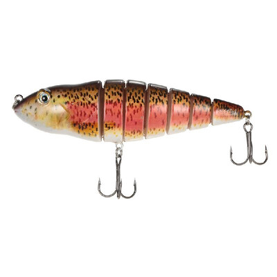 Lixada 118cm35g Lifelike 7 Jointed Sections Fishing Lure Trout Swimbait Hard Bait Fish Hook Fishing Tackle
Lixada 118cm35g Lifelike 7 Jointed Sections Fishing Lure Trout Swimbait Hard Bait Fish Hook Fishing Tackle