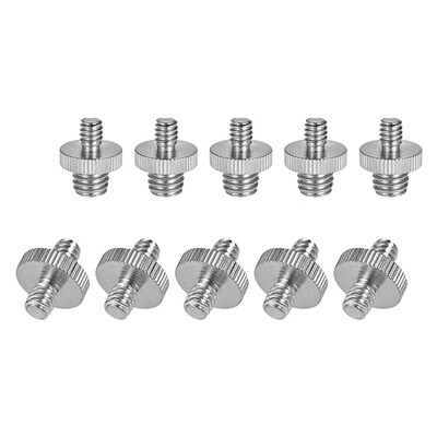 10pcs Screw Adapter 14"-20 Male to 14"-20 Male Screw 14"-20 Male to 38"-16 Male Screw Mounting Converter for Camera Tripod Mon
10pcs Screw Adapter 14"-20 Male to 14"-20 Male Screw 14"-20 Male to 38"-16 Male Screw Mounting Converter for Camera Tripod Mon