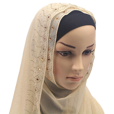 Turban pearl chiffon gold hot drilling long term long scarf Hui female scarf shawl foreign trade wholesale
Turban pearl chiffon gold hot drilling long term long scarf Hui female scarf shawl foreign trade wholesale