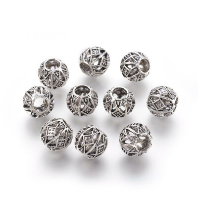 Tibetan Style Alloy European Beads Large Hole Beads Rondelle Antique Silver 11512x10mm Hole 5mm
Tibetan Style Alloy European Beads Large Hole Beads Rondelle Antique Silver 11512x10mm Hole 5mm