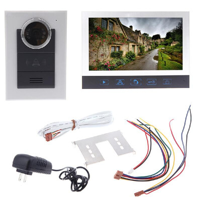 7" TFT LCD Color Video Door Phone Doorbell Intercom System for Home Villa Touch Key Night Vision Take Photo
7" TFT LCD Color Video Door Phone Doorbell Intercom System for Home Villa Touch Key Night Vision Take Photo