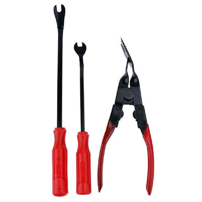 3pcs Car Door Trim Clip Plier & Fastener Remover Puller Car Door Panel Remover Rivet Buckle Removal Tool Set Upholstery Rivets Cli
3pcs Car Door Trim Clip Plier & Fastener Remover Puller Car Door Panel Remover Rivet Buckle Removal Tool Set Upholstery Rivets Cli
