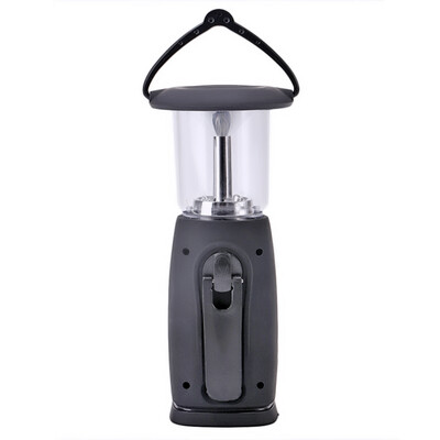 Solar Lantern Lamp 6 LED Manual Dynamo Camping