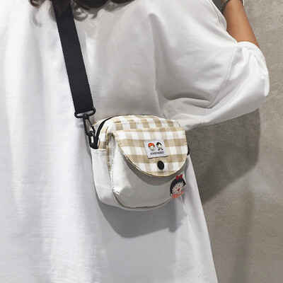 Ins super fire wild small bag plaid canvas bag handbag 2019 new fashion summer small fresh messenger bag
Ins super fire wild small bag plaid canvas bag handbag 2019 new fashion summer small fresh messenger bag