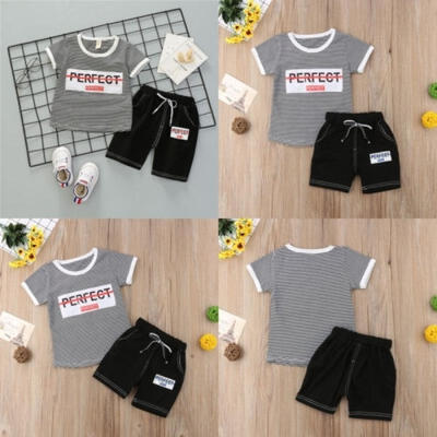 Summer 2PCS Newborn Baby Boys Kids Stripe TopsShort Pants Outfits Set Clothes
Summer 2PCS Newborn Baby Boys Kids Stripe TopsShort Pants Outfits Set Clothes