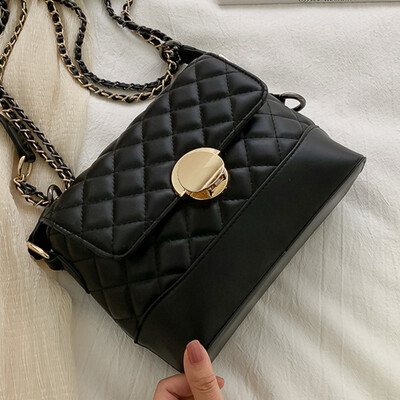 North bag small bag woman 2019 new tide rhomboid chain lock buckle small square bag woman gas oblique satchel bag
North bag small bag woman 2019 new tide rhomboid chain lock buckle small square bag woman gas oblique satchel bag