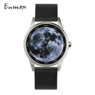 Enmex Creative Concept Watch Stereo Moon Surface fine steel Shell Waterproof Watch
Enmex Creative Concept Watch Stereo Moon Surface fine steel Shell Waterproof Watch