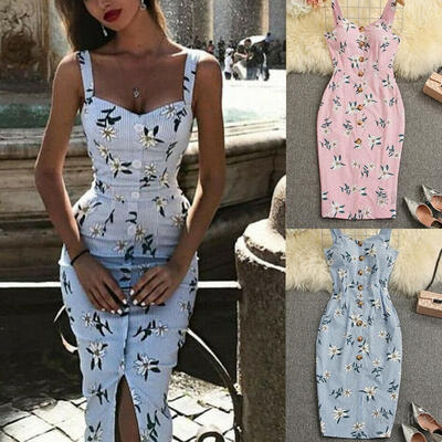 Women&39s Sexy Floral Striped Split Dress Halter Short Bodycon Dress Lady Fashion V-Neck Dresses
Women&39s Sexy Floral Striped Split Dress Halter Short Bodycon Dress Lady Fashion V-Neck Dresses