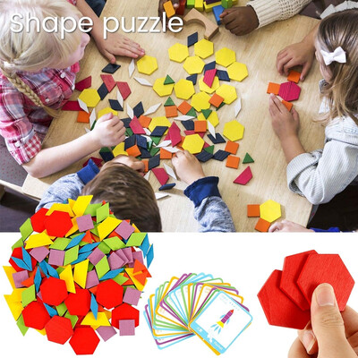 155PCS Creative Shape DIY Wooden Puzzles Montessori Jigsaw Brain Teaser Learning Toys
155PCS Creative Shape DIY Wooden Puzzles Montessori Jigsaw Brain Teaser Learning Toys