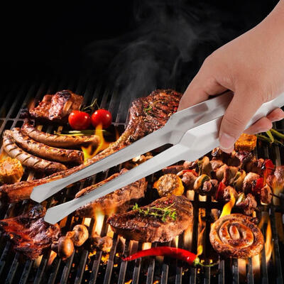 Greensen Multi-functional Stainless Steel Food Barbecue Tongs Clip Bread Salad Clip Kitchen Tools BBQ ClipBarbecue Clip
Greensen Multi-functional Stainless Steel Food Barbecue Tongs Clip Bread Salad Clip Kitchen Tools BBQ ClipBarbecue Clip