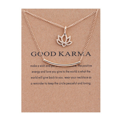Golden Plated Good Karma Marble Lotus Double Layer Alloy Clavicle Bone Pendant Short Necklace
Golden Plated Good Karma Marble Lotus Double Layer Alloy Clavicle Bone Pendant Short Necklace