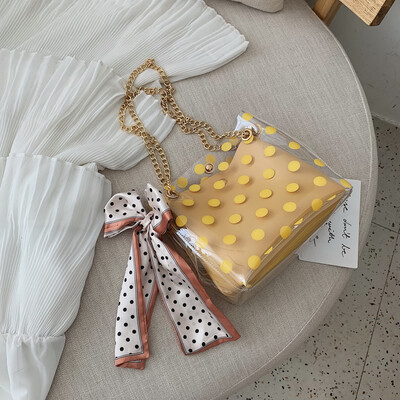 Jelly transparent small bag Xia Tianbo fresh womens bag new 2019 chain bucket bag shoulder bag Messenger bag
Jelly transparent small bag Xia Tianbo fresh womens bag new 2019 chain bucket bag shoulder bag Messenger bag