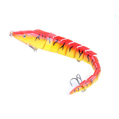 New Hot 23cm Artificial Bait False Long Multi Joint Fish Shape Eco-friendly Odorless Plastic Fishing Lure With 3 Treble Hooks
New Hot 23cm Artificial Bait False Long Multi Joint Fish Shape Eco-friendly Odorless Plastic Fishing Lure With 3 Treble Hooks