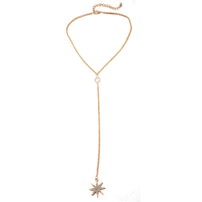 Tocona Charm Long Gold color Crystal Star Chain Pendant Necklace for Women Metal Boho Party Choker Jewelry Gift Collares 8165
Tocona Charm Long Gold color Crystal Star Chain Pendant Necklace for Women Metal Boho Party Choker Jewelry Gift Collares 8165