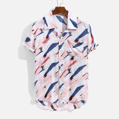 Toponeto Mens Printed Hawaiian Loose Beachwear Short Sleeve Casual Buttons Shirt
Toponeto Mens Printed Hawaiian Loose Beachwear Short Sleeve Casual Buttons Shirt