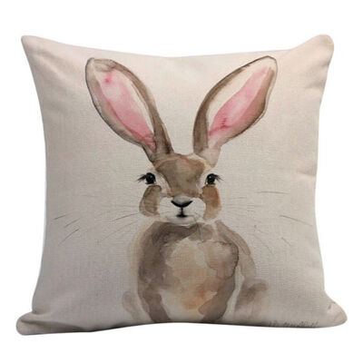 Easter Flax Square Pillow Cover not including pillow with Invisible Zipper Printed Rabbits One-sided Patterns 80g 45x45cm1
Easter Flax Square Pillow Cover not including pillow with Invisible Zipper Printed Rabbits One-sided Patterns 80g 45x45cm1