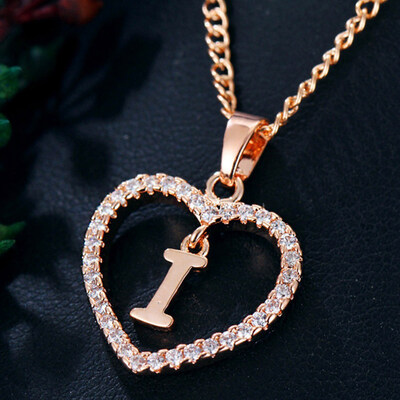 Womens Heart Pendant Necklace with Cubic Zirconia&Letter Pendant Necklace Gift for Women or Girls
Womens Heart Pendant Necklace with Cubic Zirconia&Letter Pendant Necklace Gift for Women or Girls