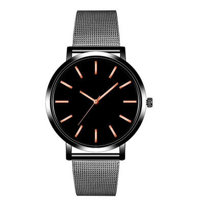 Women Simple Black Watch Luxury Mesh Band Stainless Steel Quartz Wristwatch Ladies Fashion Business Watches Relogio Feminino
Women Simple Black Watch Luxury Mesh Band Stainless Steel Quartz Wristwatch Ladies Fashion Business Watches Relogio Feminino