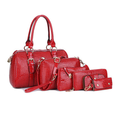 2018 New Women Handbag Leather Shoulder Bags Fashion Totes Female Purse High Quality Five-pcs Set Designer Brand Bolsa Feminina
2018 New Women Handbag Leather Shoulder Bags Fashion Totes Female Purse High Quality Five-pcs Set Designer Brand Bolsa Feminina