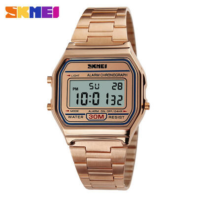 SKMEI 1123 Sports Watch Male Waterproof Countdown Digital LED Watches Fashionable Stainless Steel Business Wristwatches
SKMEI 1123 Sports Watch Male Waterproof Countdown Digital LED Watches Fashionable Stainless Steel Business Wristwatches