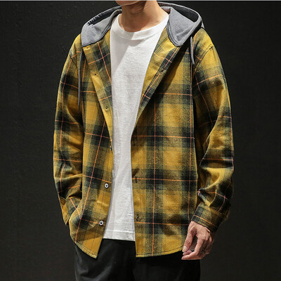 Toponeto Mens Casual Fashion Plaid Printing Loose Hoodie Long Sleeve Shirt Top Blouse
Toponeto Mens Casual Fashion Plaid Printing Loose Hoodie Long Sleeve Shirt Top Blouse