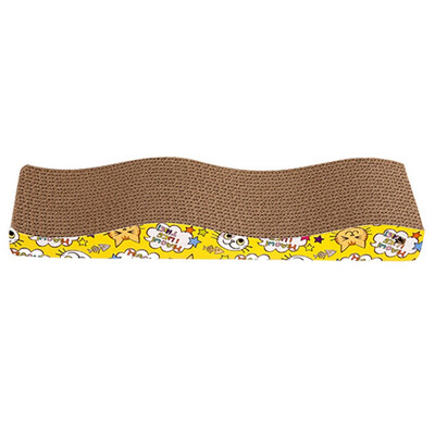 Wavy Cat Catcher Board Cardboard Sending Cat Mint Free Cat Kitten Paper Cardboard Corrugated Scratch Board Pad Mat
Wavy Cat Catcher Board Cardboard Sending Cat Mint Free Cat Kitten Paper Cardboard Corrugated Scratch Board Pad Mat