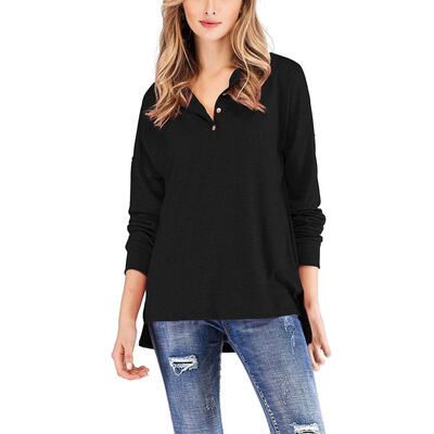 Casual Fashion Women Pullover Tops Cotton Long Sleeve T-shirt Urban Clothes
Casual Fashion Women Pullover Tops Cotton Long Sleeve T-shirt Urban Clothes