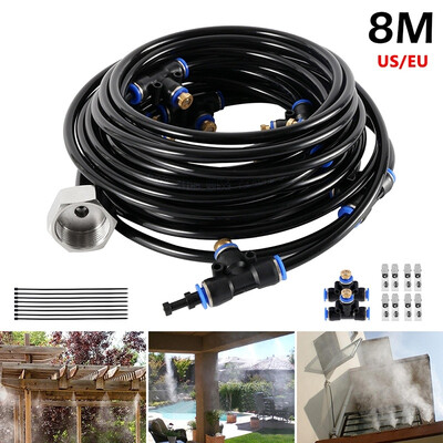 Outdoor Garden Misting Cooling Sprinkler System Kit 8M Atomization Line 9 Brass Spray Nozzles Brass Adapter 34
Outdoor Garden Misting Cooling Sprinkler System Kit 8M Atomization Line 9 Brass Spray Nozzles Brass Adapter 34