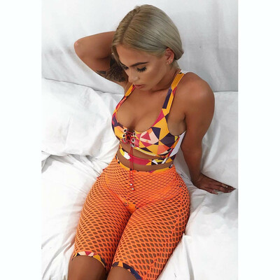 Womens Sexy Geometrical Camouflage Orange Net Pants 3-Piece Bikini Set Push-Up Padded Swimwear Swimsuit Bathing suit
Womens Sexy Geometrical Camouflage Orange Net Pants 3-Piece Bikini Set Push-Up Padded Swimwear Swimsuit Bathing suit