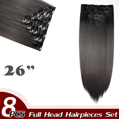 Curly Full Head Clip Synthetic in Hair Extensions 8 Piece 18 Clips Hairpiece Long Wave for Women
Curly Full Head Clip Synthetic in Hair Extensions 8 Piece 18 Clips Hairpiece Long Wave for Women