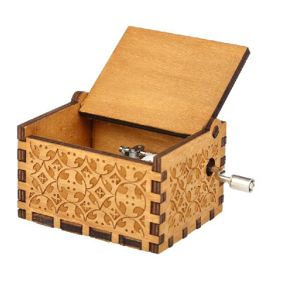 Vintage Wooden Theme Song Music Box Hand-operated Carved Engraving Music Case Creative Holiday Birthday Gifts for Kids Wooden Musi
Vintage Wooden Theme Song Music Box Hand-operated Carved Engraving Music Case Creative Holiday Birthday Gifts for Kids Wooden Musi