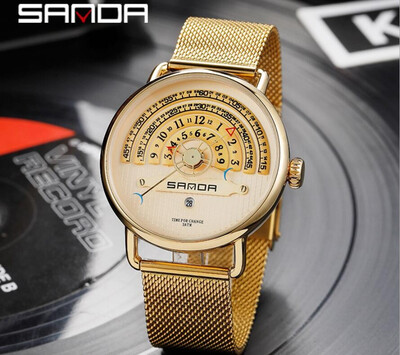 Fashion Creative men luxury watches digital dial stainless steel mesh band brand personality male watch calendar quartz clock
Fashion Creative men luxury watches digital dial stainless steel mesh band brand personality male watch calendar quartz clock