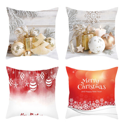 Tailored 4PC Merry Christmas Short Plush Pillowcase Sofa Pad Set Home Decoration 18x18 In 
Tailored 4PC Merry Christmas Short Plush Pillowcase Sofa Pad Set Home Decoration 18x18 In