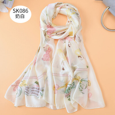 2018 new simulation silk scarf new silk satin cartoon dancing girl sunscreen beach towel air conditioning shirt female
2018 new simulation silk scarf new silk satin cartoon dancing girl sunscreen beach towel air conditioning shirt female