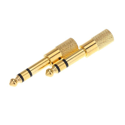 Pair of Audio Jack Adapter Convertor Stereo Plug Socket for Electric Guitars Microphone Headphone 635mm Male 35mm Female
Pair of Audio Jack Adapter Convertor Stereo Plug Socket for Electric Guitars Microphone Headphone 635mm Male 35mm Female