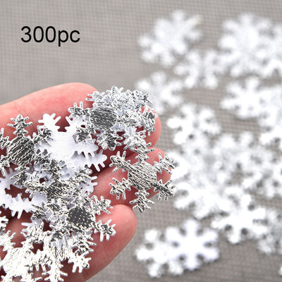 Gobestart 300pc Gold Silver Cloth Christmas Snowflake Confetti Christmas Decoration 25mm 
Gobestart 300pc Gold Silver Cloth Christmas Snowflake Confetti Christmas Decoration 25mm
