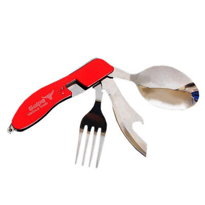 Multi-function Outdoor Camping Picnic Tableware Stainless Steel 3 In 1 Folding Spoon Fork Knife Opener Set
Multi-function Outdoor Camping Picnic Tableware Stainless Steel 3 In 1 Folding Spoon Fork Knife Opener Set