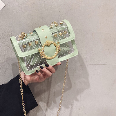 Tailored Womens Fashion Casual Solid Color Transparent Handbag Wild Diagonal Package
Tailored Womens Fashion Casual Solid Color Transparent Handbag Wild Diagonal Package