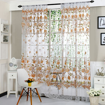 Fashion Pastoral Style Translucidus Window Curtain Tulip Flower Pattern Split Curtain For Living room bedroom
Fashion Pastoral Style Translucidus Window Curtain Tulip Flower Pattern Split Curtain For Living room bedroom